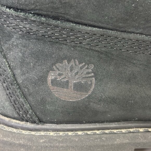 Timberland Womens Premium Black Nubuck 6" Waterproof Boots Sz 7M 8658A Insulated - Picture 2 of 16